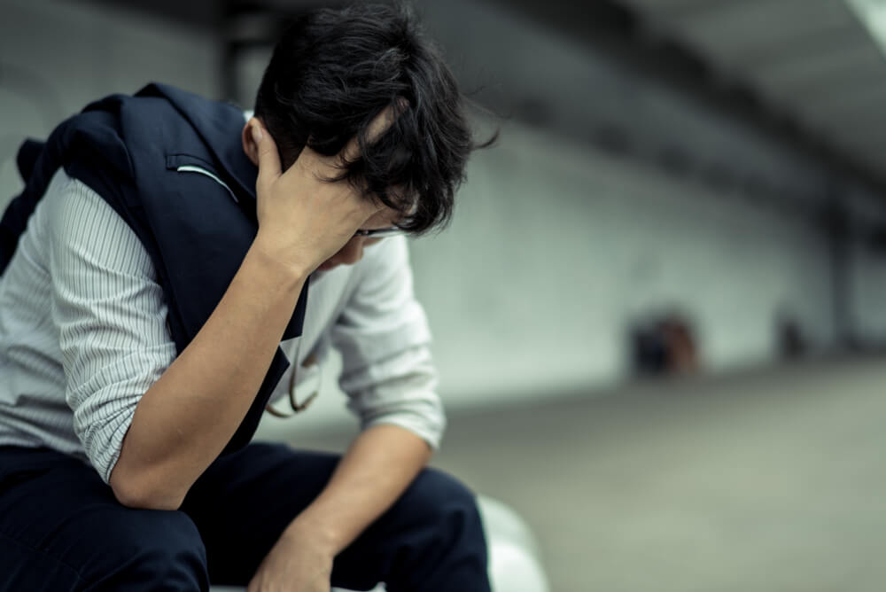anxiety man