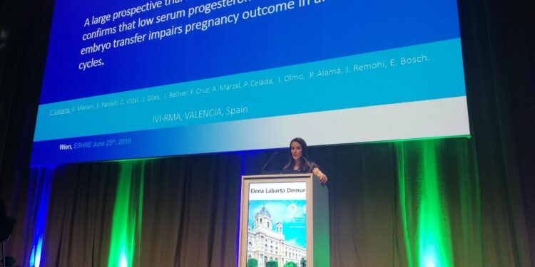 Progesterone as a predictor of the chances of being a mother